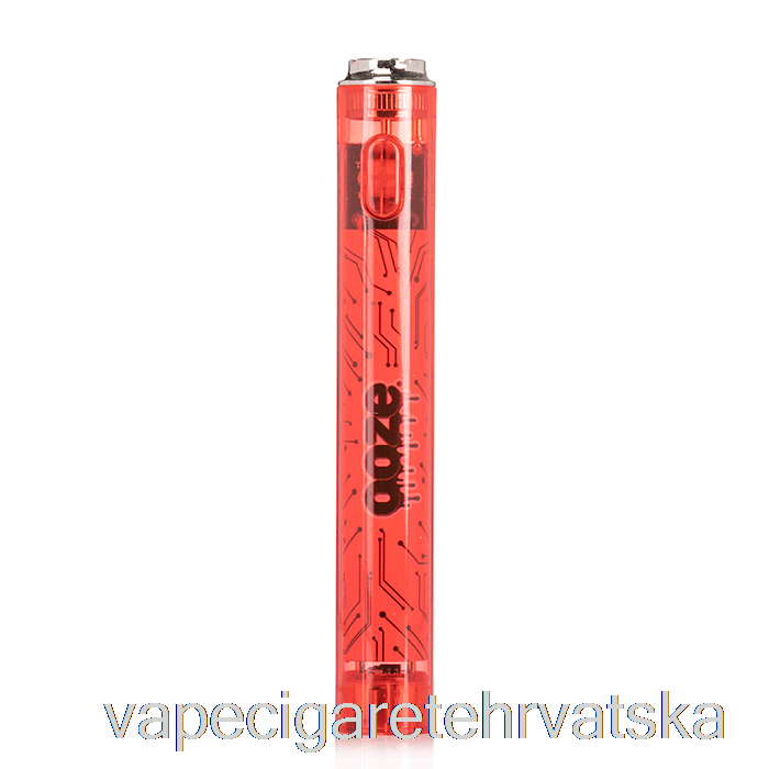 Vape Hrvatska Ooze Slim 400mah Clear 510 Vape Baterija Rubin Crvena